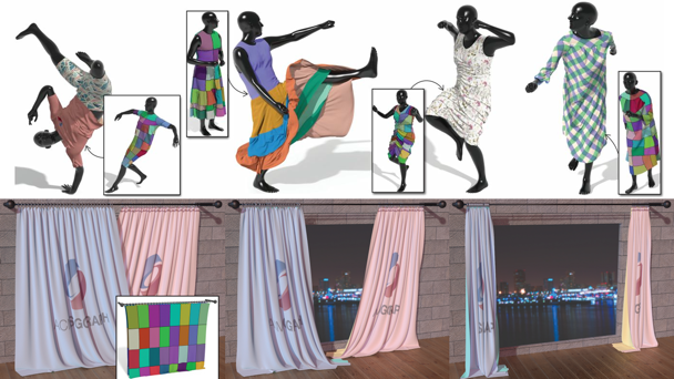 High-performance CPU Cloth Simulation Using Domain-decomposed Projective Dynamics